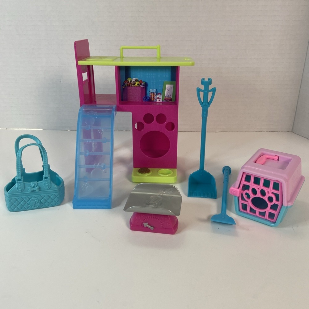 Barbie Puppy Playtime Playset with Accessories Lot of 6 Pieces for Doll Pet Dogs
